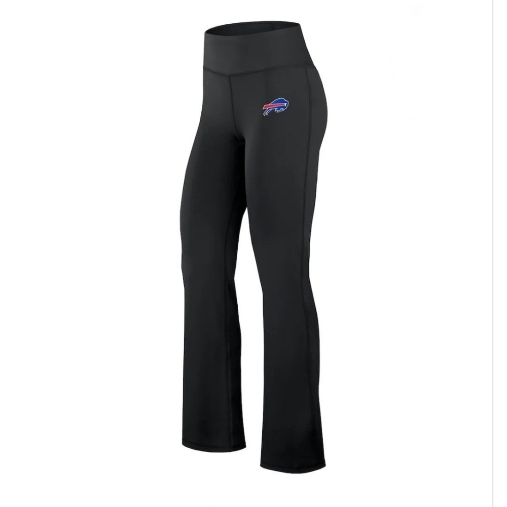 NFL Buffalo Bills Flare Leggings - Black - Bills Logo Left Hip - SZ Medium - Picture 2 of 8